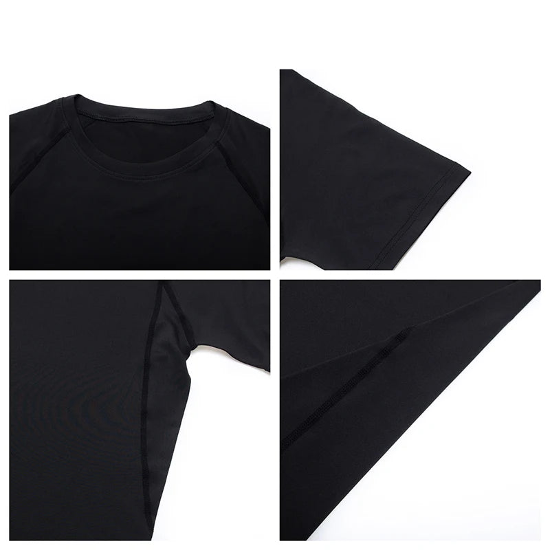 Tight Short Sleeve T-shirt Training t-shirts for Gym