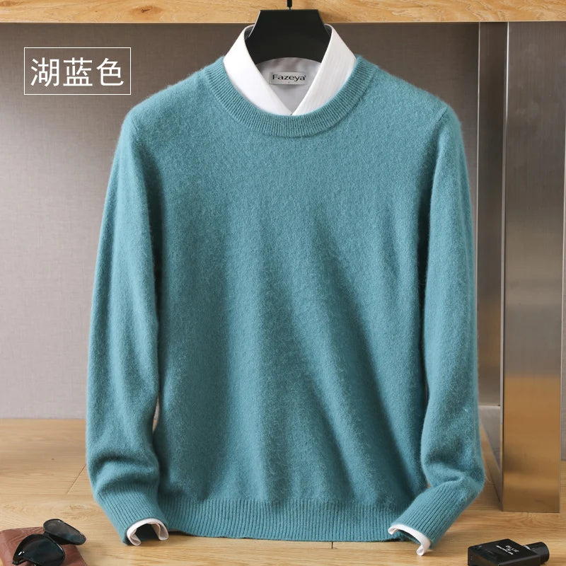 Cashmere Sweater O-Neck Pullovers Knit Sweater Autumn and Winter