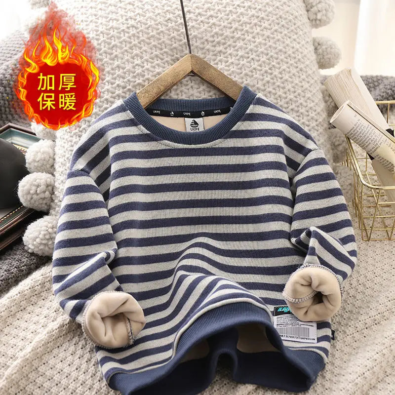 Boys' Fleece-Lined Sweater