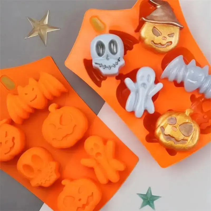 1pc Halloween Scary Pumpkin Silicone Mold Practical Creative Silicone Pumpkin Cake Mold Baking Tools Children Gift