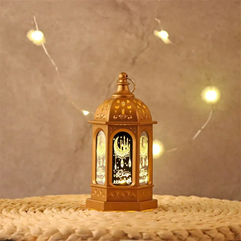 Eid Mubarak LED Wind Lamp Ornament Islam Muslim Party