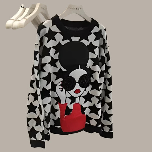 Cartoon Pullover Sweater