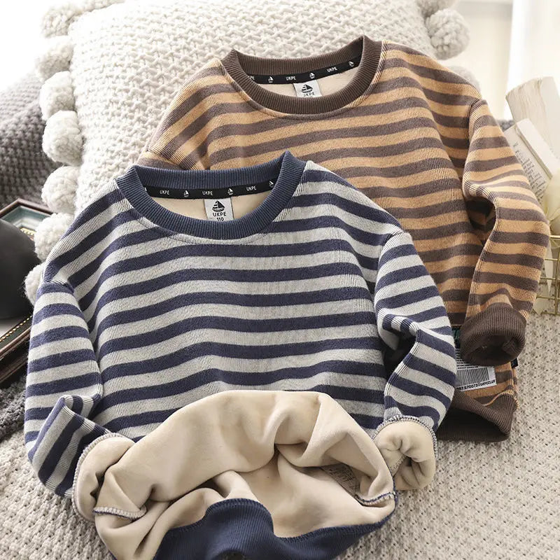 Boys' Fleece-Lined Sweater