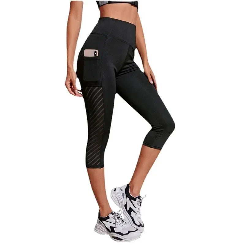 New Large Panel Pocket , High Waist, Hip Lift, Slimming Yoga Pants