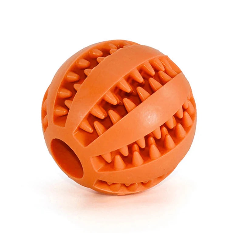 Pet Dog Toy Interactive Rubber Balls for Small Large Dogs Puppy Cat Chewing Toys Pet Tooth Cleaning Indestructible Dog Food Ball