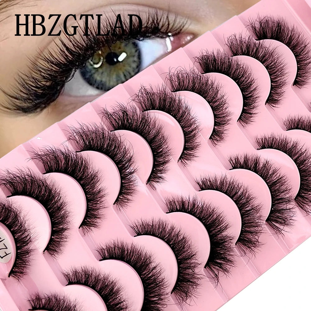 10 Eye 3D Curly Eyelashes