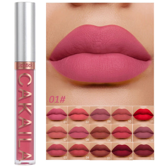 18 Colors Lipsticks Waterproof Sexy Matte Lip Gloss