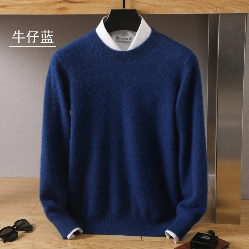 Cashmere Sweater O-Neck Pullovers Knit Sweater Autumn and Winter