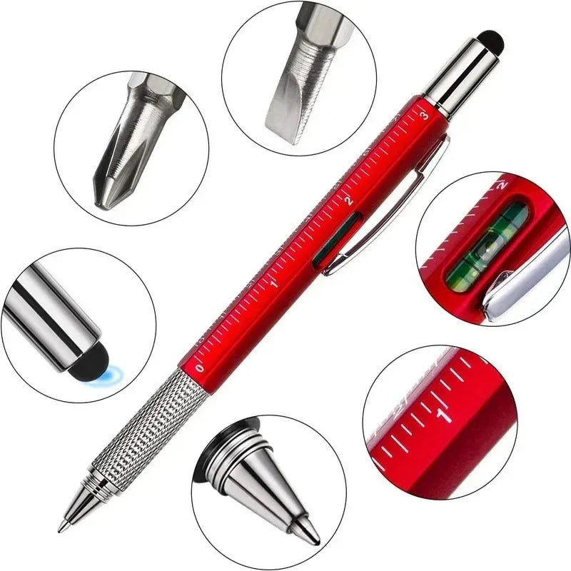 Capacitive Pen with Screwdriver Scale Level Pens Gadgets Construction Tools