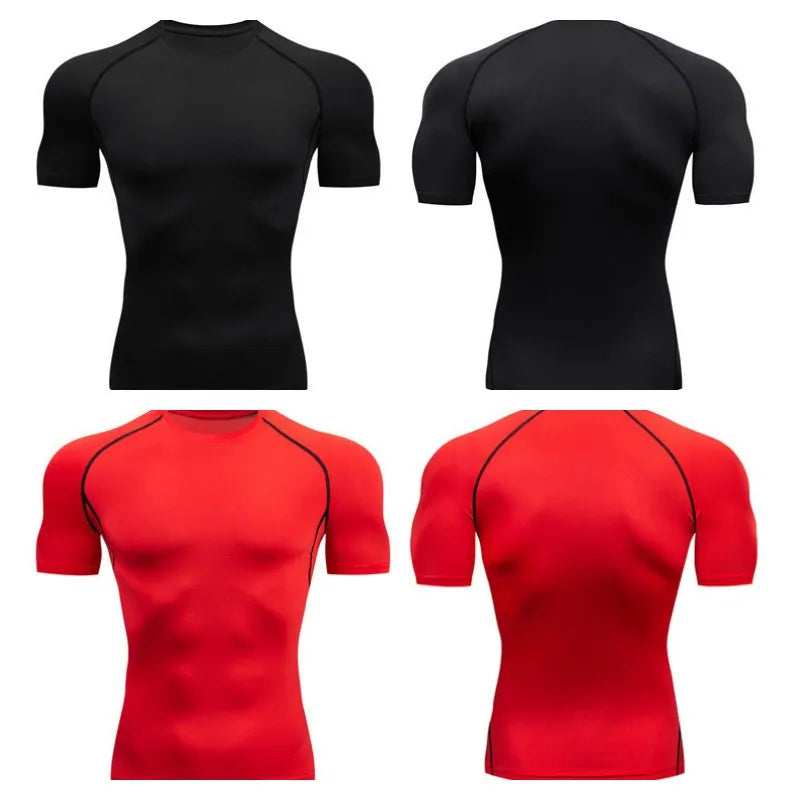 Tight Short Sleeve T-shirt Training t-shirts for Gym