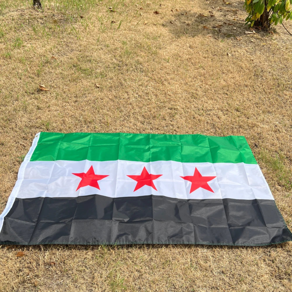 Syria Free flag hanging, high quality