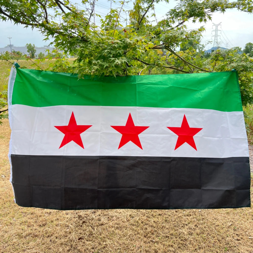 Syria Free flag hanging, high quality