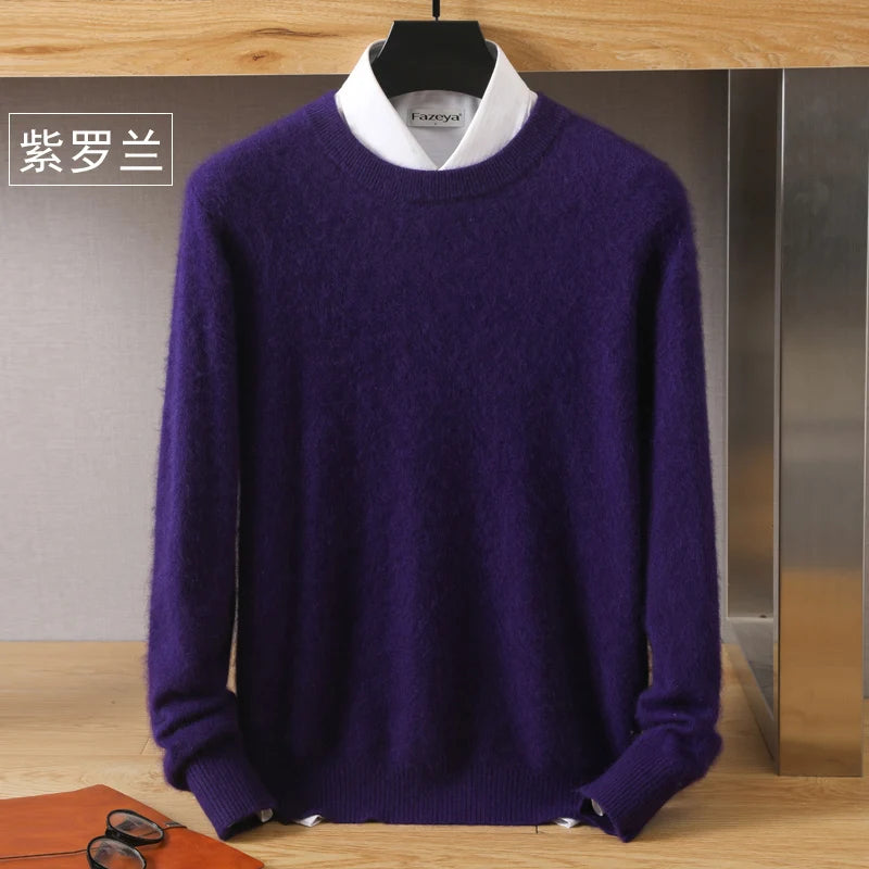 Cashmere Sweater O-Neck Pullovers Knit Sweater Autumn and Winter