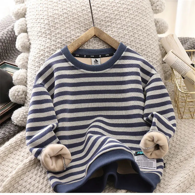 Boys' Fleece-Lined Sweater