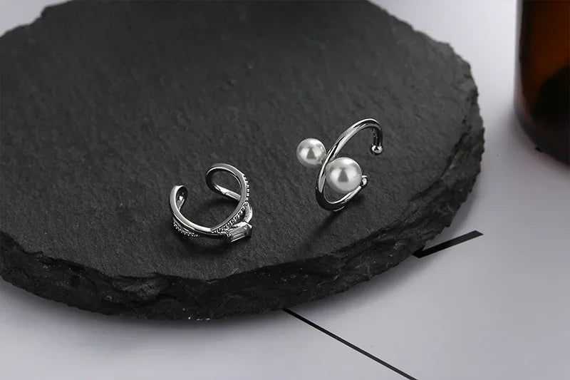 Silver Color Ear Cuff Without Piercing Jewelry