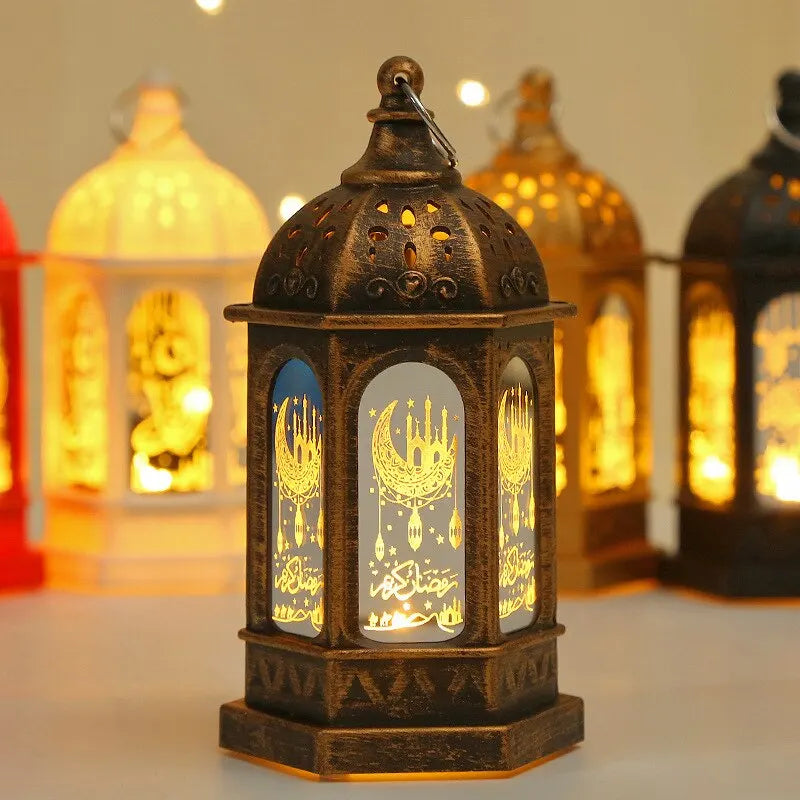 Eid Mubarak LED Wind Lamp Ornament Islam Muslim Party