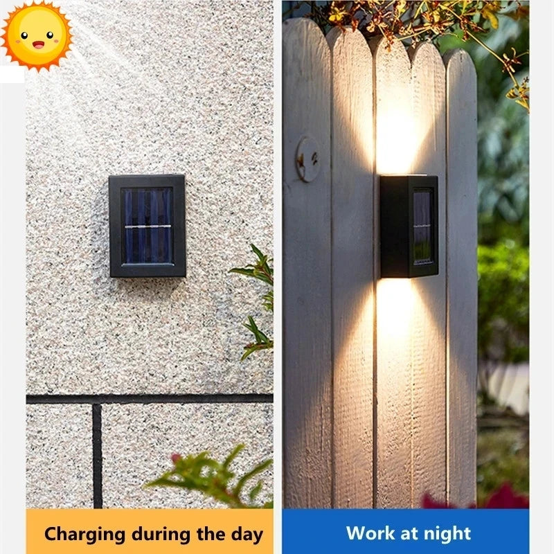 |Decoration Garland Waterproof Solar Wall Light