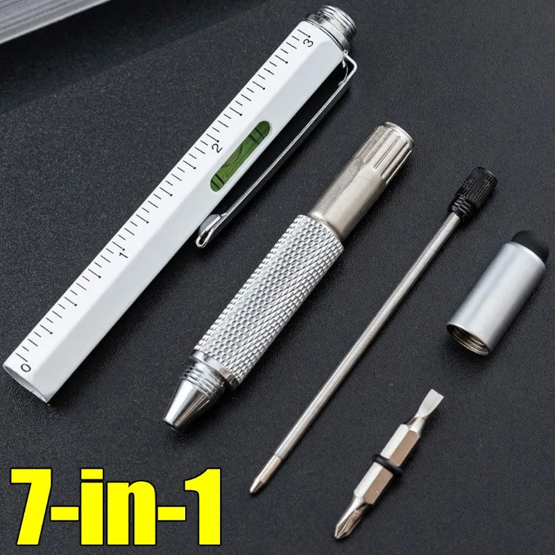 Capacitive Pen with Screwdriver Scale Level Pens Gadgets Construction Tools