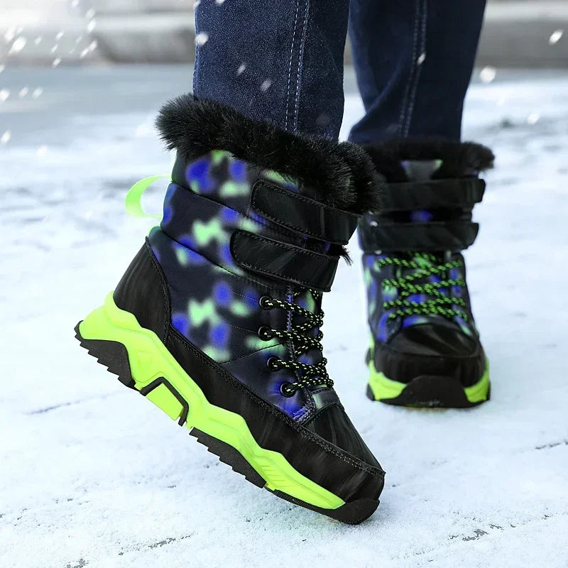 Children Boys Snow Short Boots