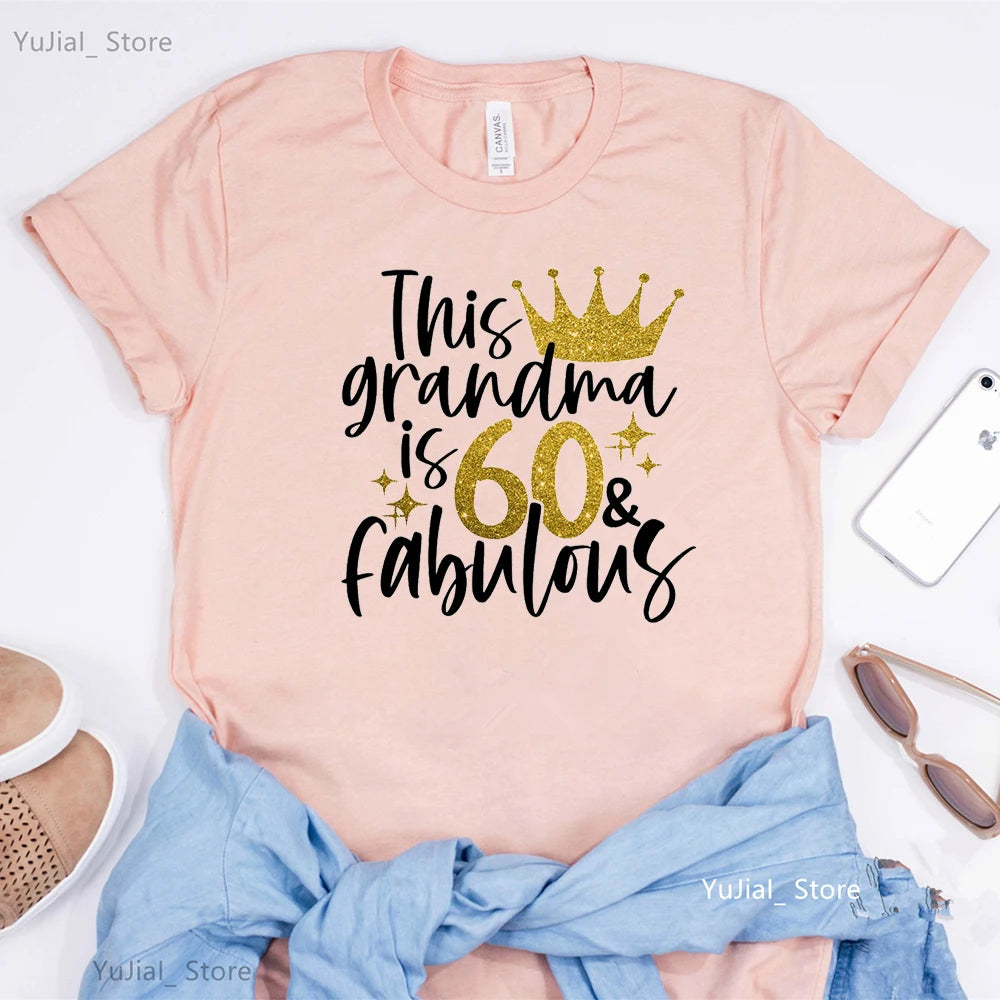 Golden Crown Queen Are Born In January To December Graphic Print T-Shirt Women'S Clothing Tshirt Femme Birthday Gift Tops