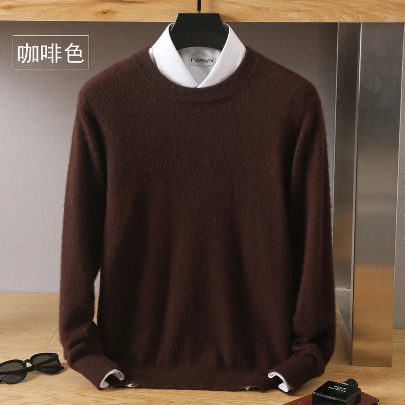 Cashmere Sweater O-Neck Pullovers Knit Sweater Autumn and Winter