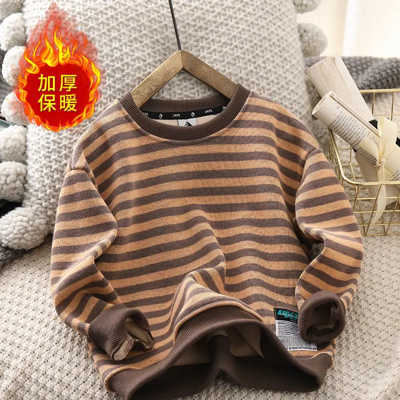 Boys' Fleece-Lined Sweater