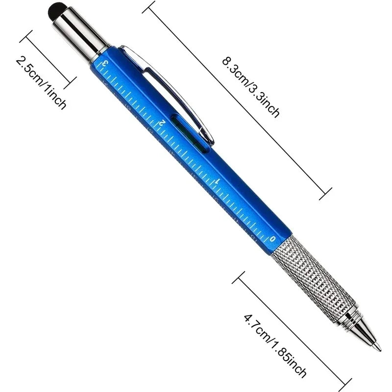 Capacitive Pen with Screwdriver Scale Level Pens Gadgets Construction Tools