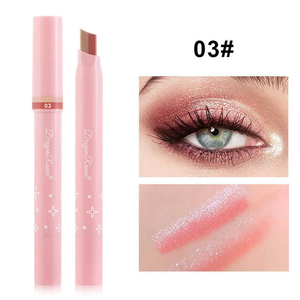 2-color gradient eyeshadow stick - waterproof, long-lasting, easy-to-apply eye makeup, suitable for daily use, party occasions