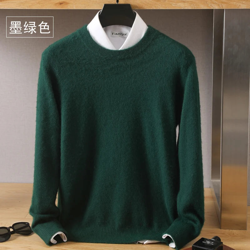 Cashmere Sweater O-Neck Pullovers Knit Sweater Autumn and Winter