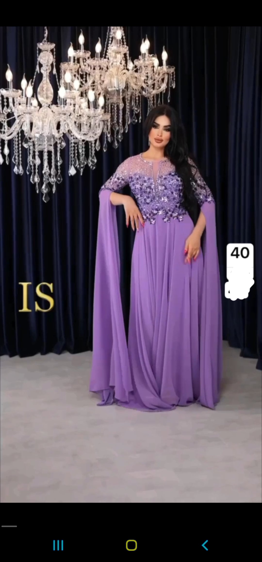 Luxurious party dress