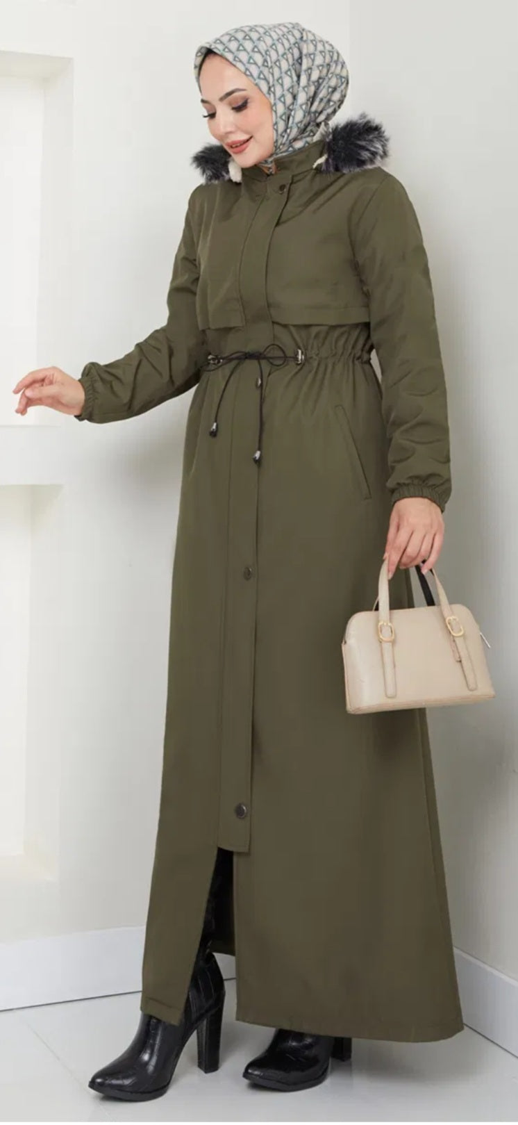 First-class bonded long coat