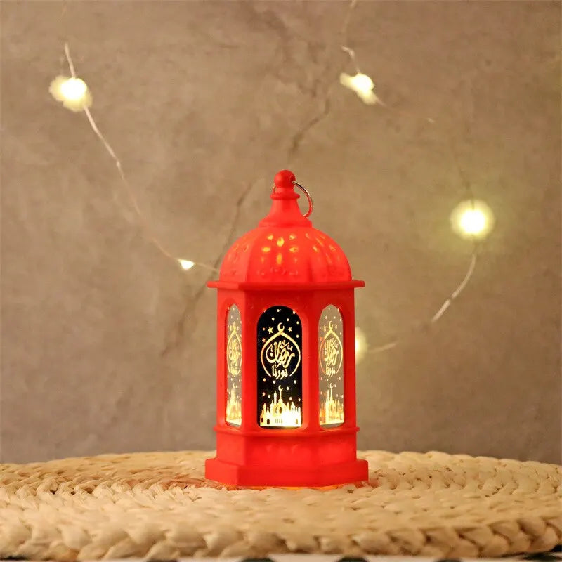 Eid Mubarak LED Wind Lamp Ornament Islam Muslim Party