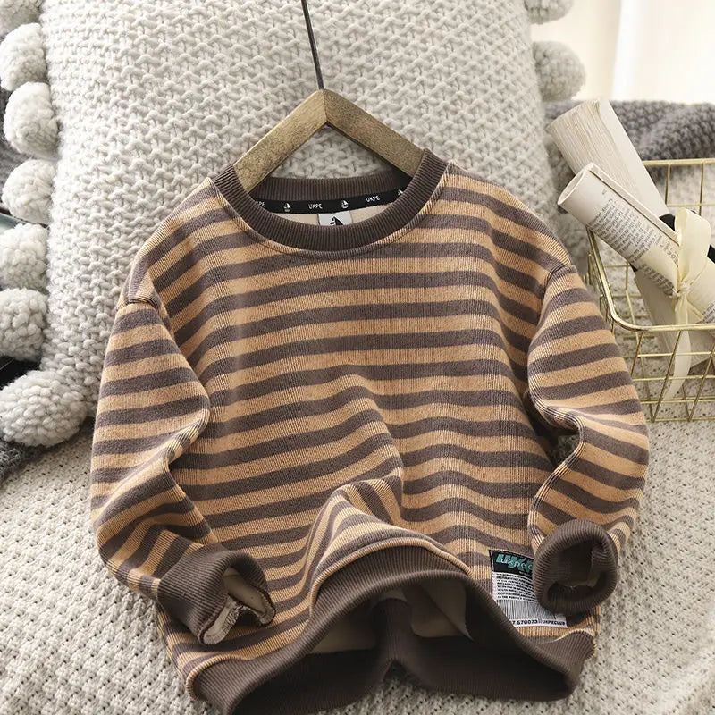 Boys' Fleece-Lined Sweater