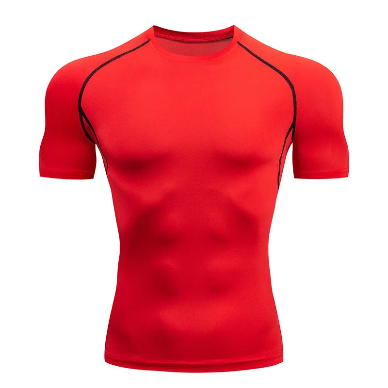 Tight Short Sleeve T-shirt Training t-shirts for Gym
