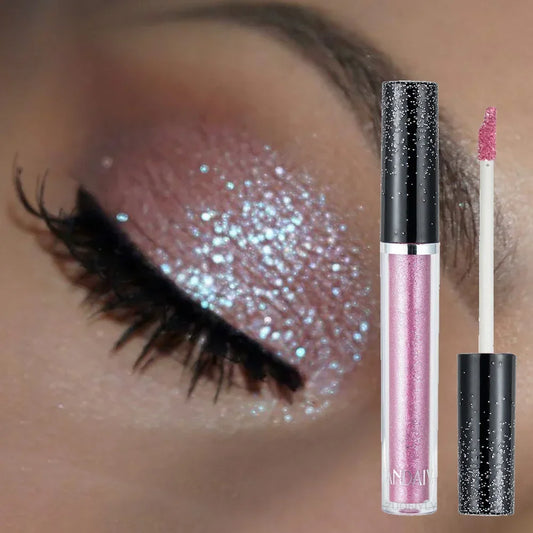 HANDAIYAN Liquid Eyeshadow Metallic Diamond Shiny Eye Liner Pen Giltter Eyeshadow Palette Lasting Shimmer Brighten Cosmetics