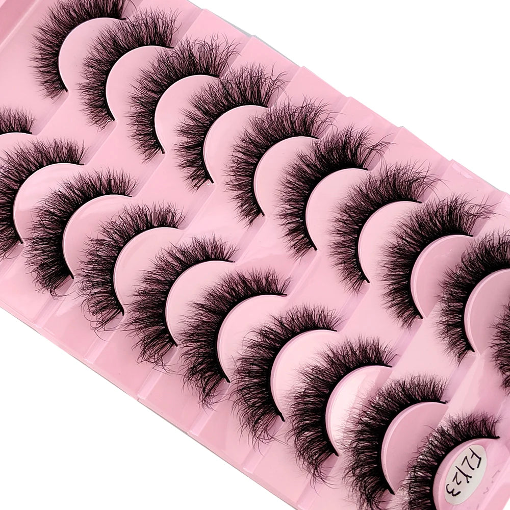 10 Eye 3D Curly Eyelashes