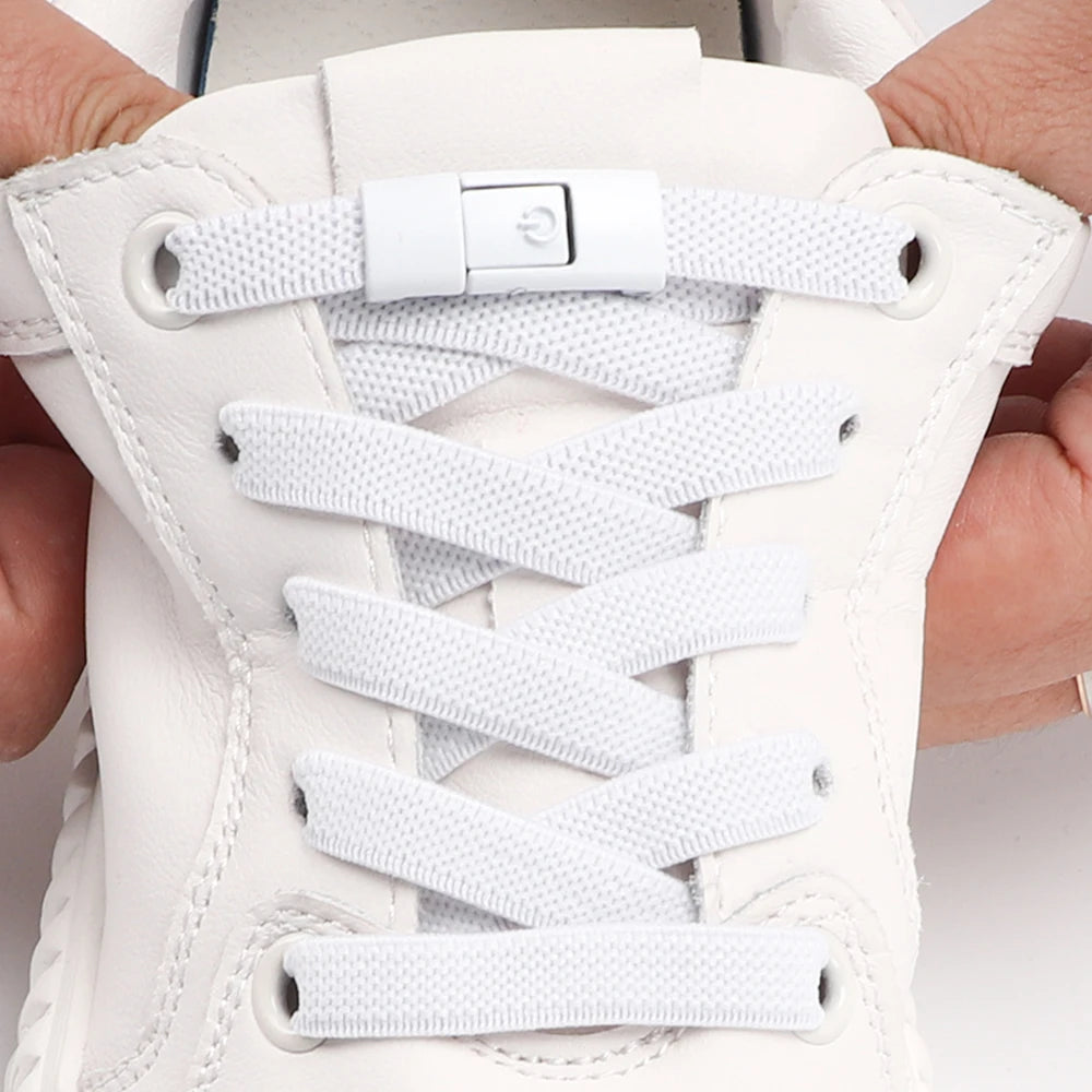 Tie Shoe laces Press Lock Shoelaces without ties