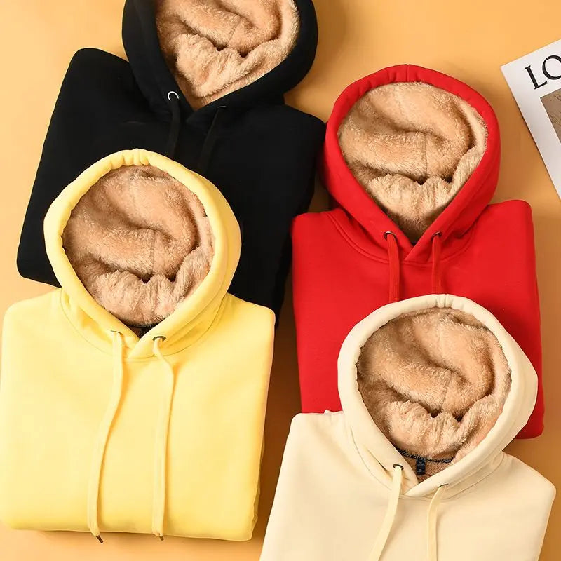 Hoodies Harajuku Korean Streetwear Warm Aesthetic