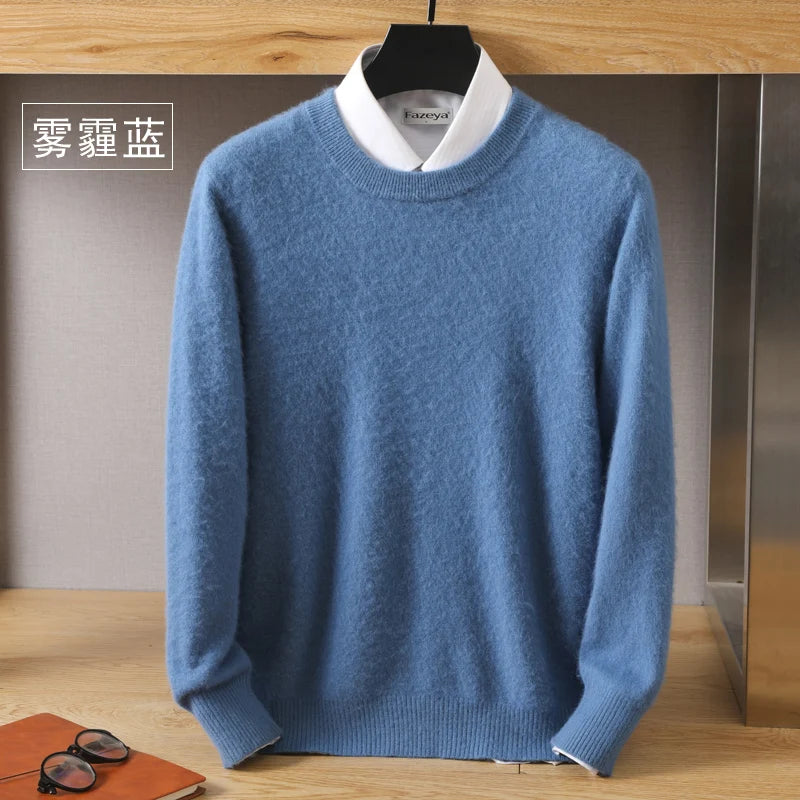 Cashmere Sweater O-Neck Pullovers Knit Sweater Autumn and Winter