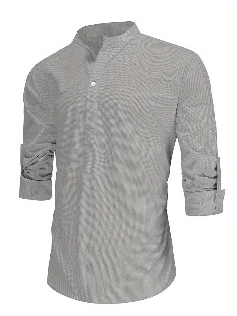 Men's Retro Casual Long Sleeve