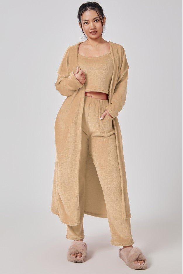 Cozy Pajama Set, Warm Suit Sets