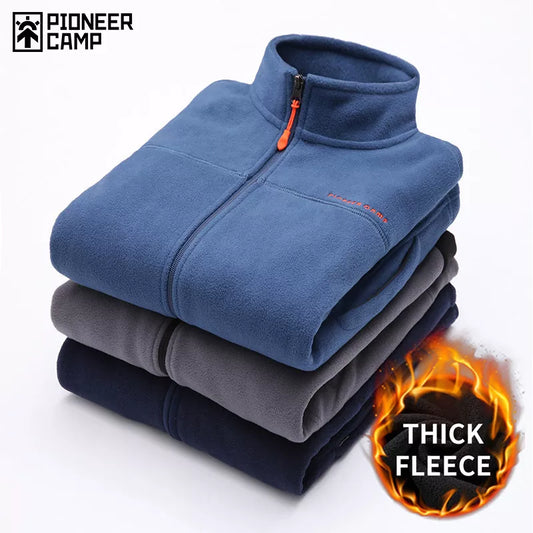 Pioneer Camp Warm Fleece Hoodies Men Brand-Clothing