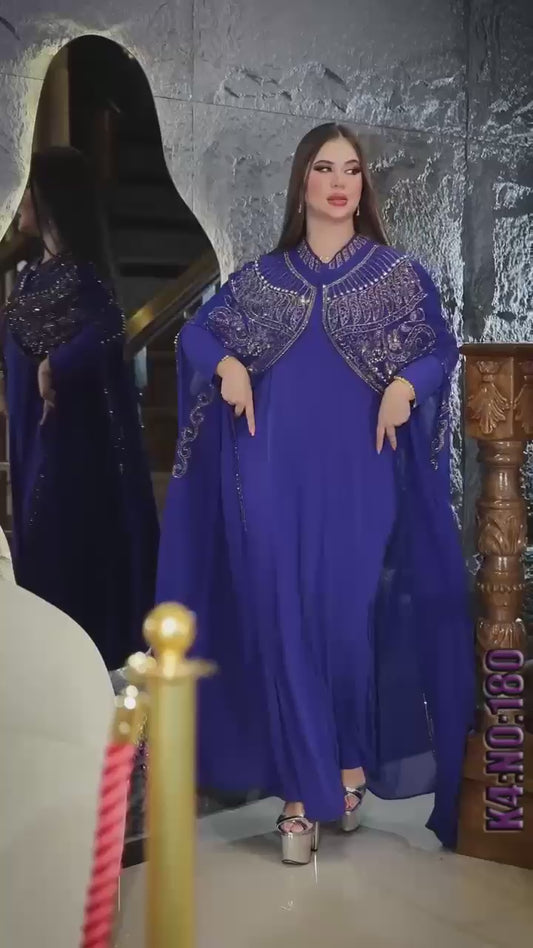 Elegant Two-Piece Kaftan Abaya