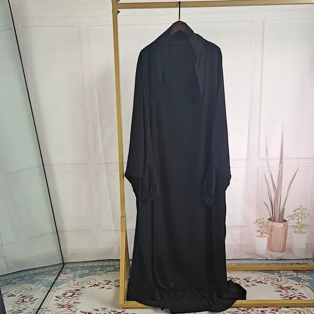 Ramadan Eid Hooded Abaya Women Prayer Garment