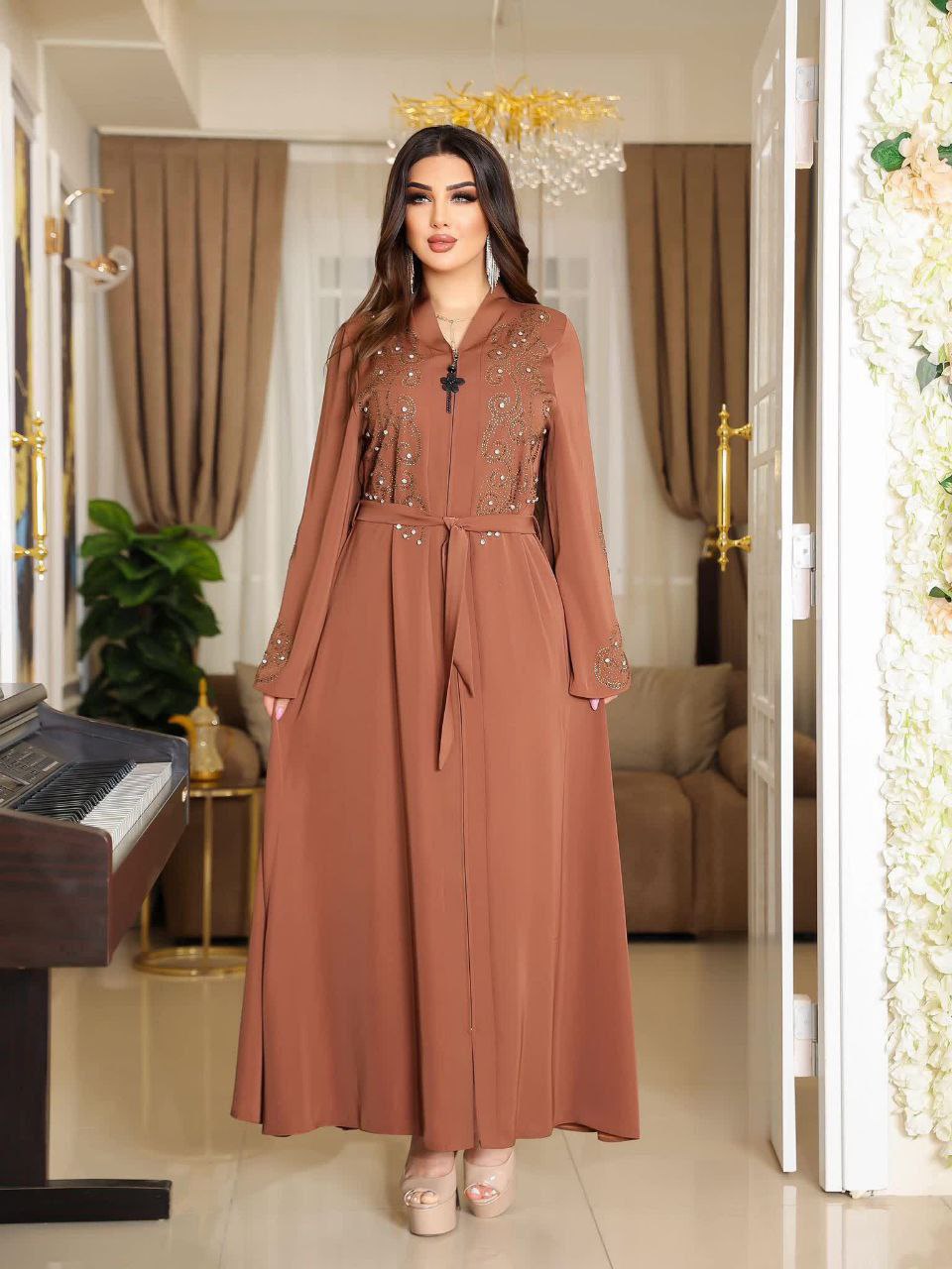 Luxurious Abaya With Shawl