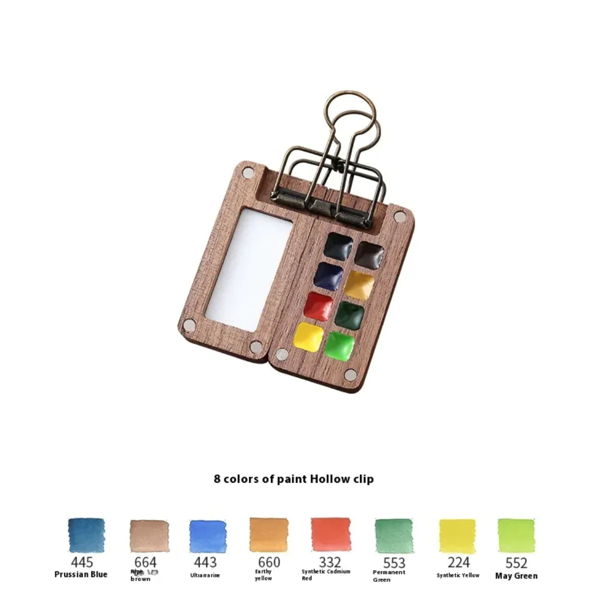 Portable 8-Color Watercolor Sketch Set